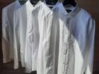 Белая рубашка casual офисная школьная р. 48-50 муж