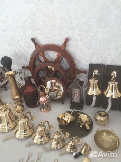 Якорь Штурвал Рында Фонарь в Ваш Морской интерьер