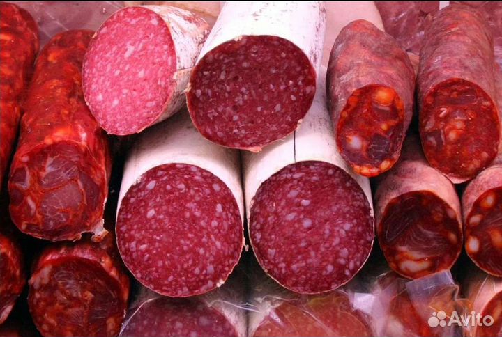 Сыровяленые Колбасы Оленина,Лось,Страус