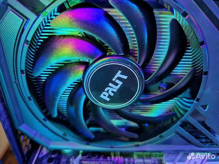 Видеокарта RTX 4060 Palit Dual OC 8GB на гарантии