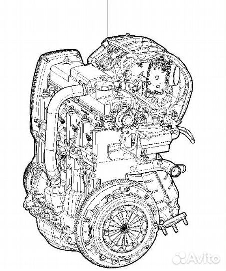 Двигатель Лада 11186100026150