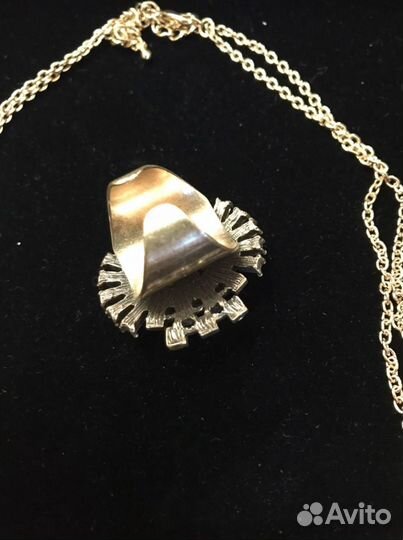 Колье и кольцо камея италия