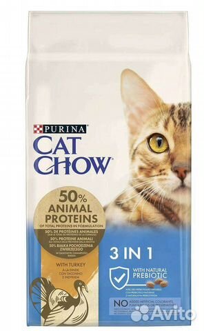 Корм для кошек Cat Chow 3-1,15кг