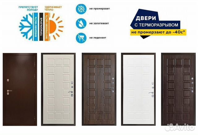 Входные двери с терморазрывом