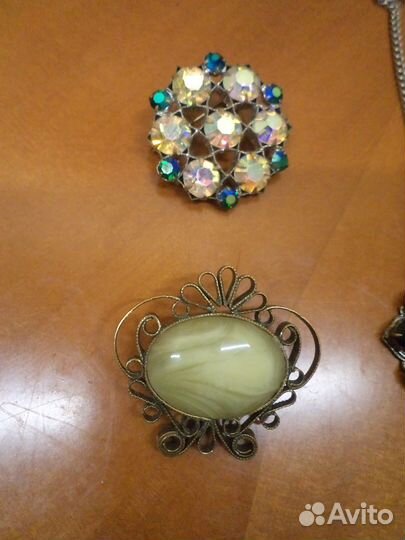 Броши и бусы СССР Чехословакия