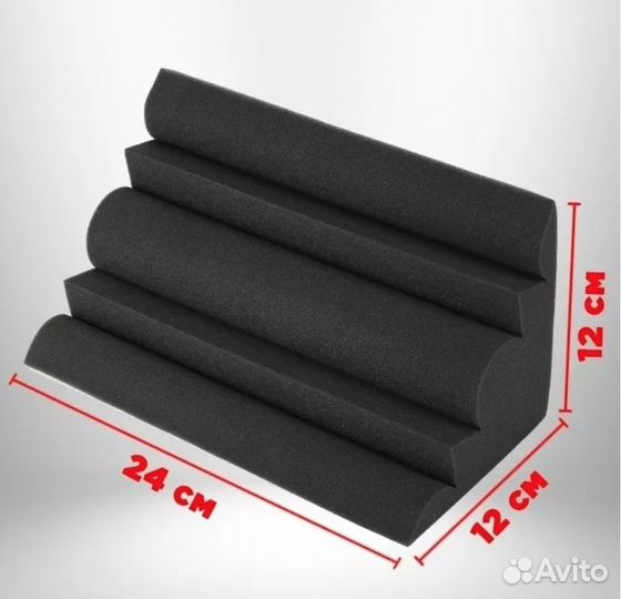 Акустический поролон бас ловушка 12х12х24 8шт