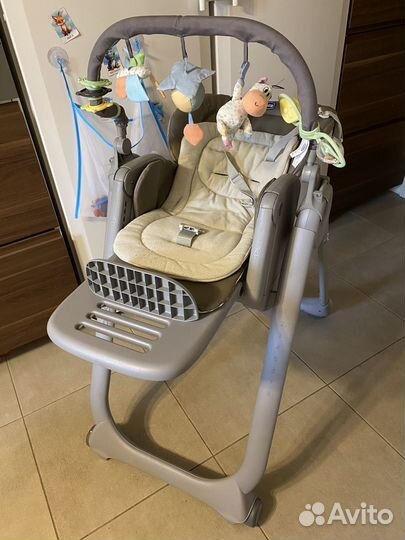 Стульчик шезлонг для кормления Chicco Polly