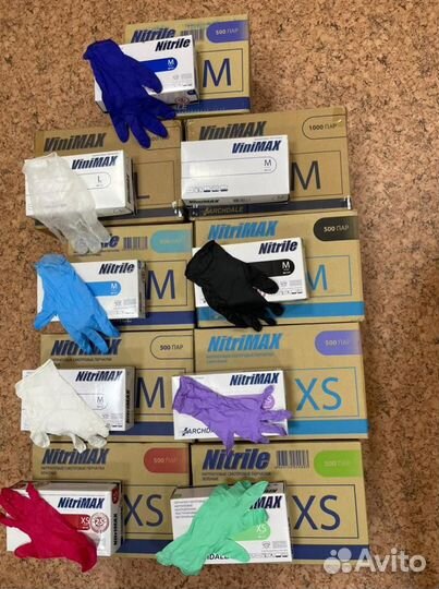 Перчатки одноразовые нитриловые оптом
