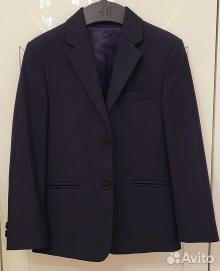 Пиджак школьный р. 116, брюки в подарок