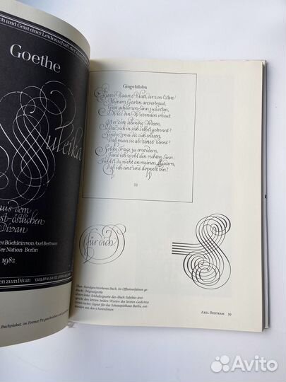 Книга о каллиграфии. Германия. Kalligrafische Expr