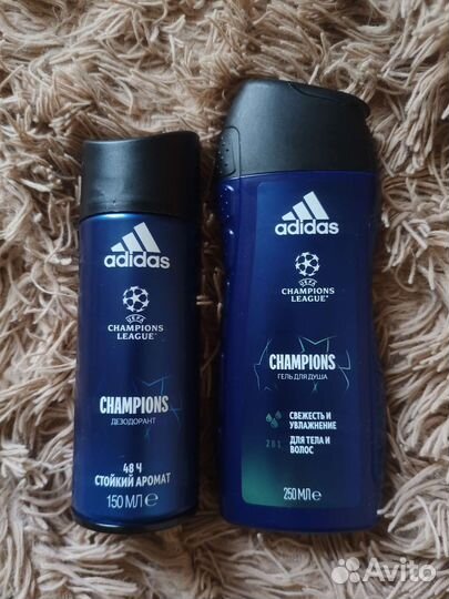 Гель для душа,дезодорант adidas