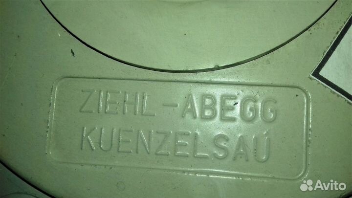 Электродвигатель- Рабочее колесо ziehl-abegg