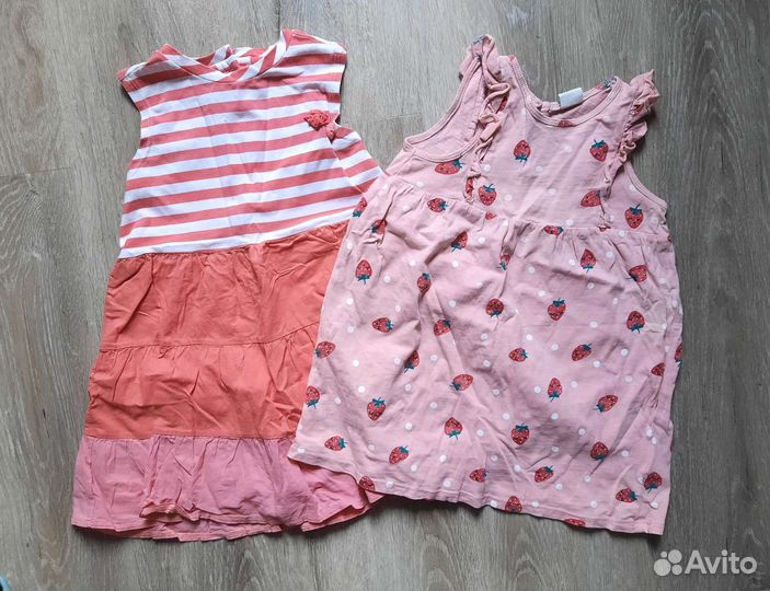 Летние вещи на девочку 86
