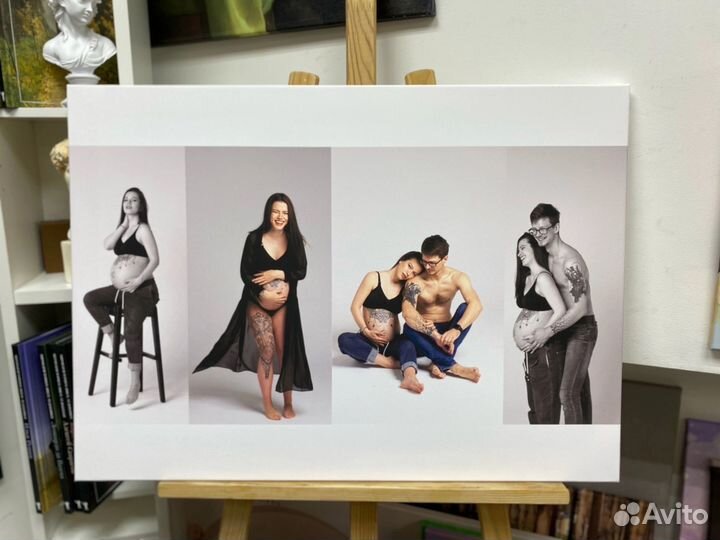 Портрет по фото на холсте