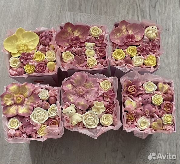 Цветы из шоколада 14 февраля подарок букеты