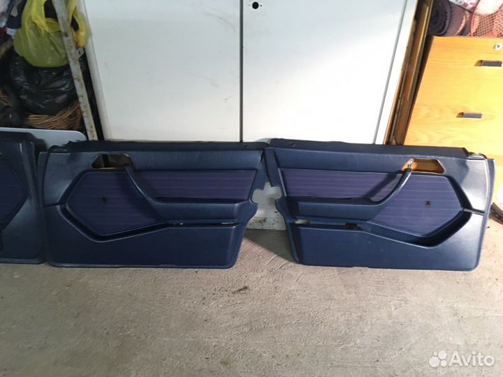 Карты обшивки дверей w124 синие