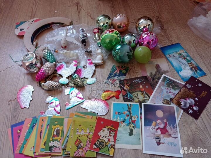 Елочные игрушки СССР