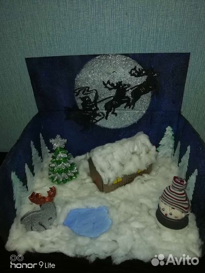 Завораживающая новогодняя поделка