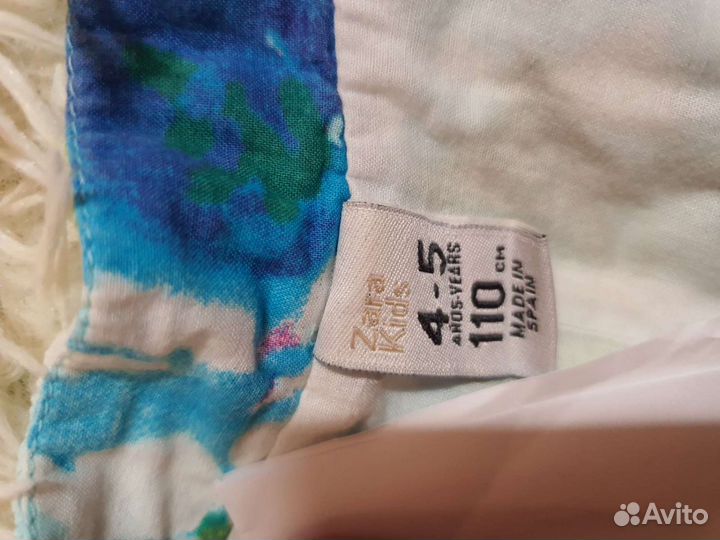 Одежда zara, carter's 3-5лет лето