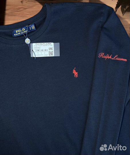 Лонгслив Polo Ralph Lauren Dark Blue Турция