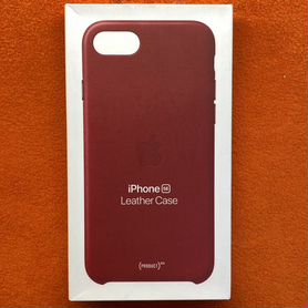 iPhone SE Leather Case Red (New)