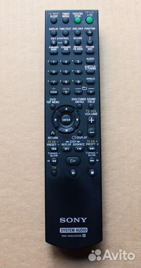 Пульт для музыкальных центров LG, Sony