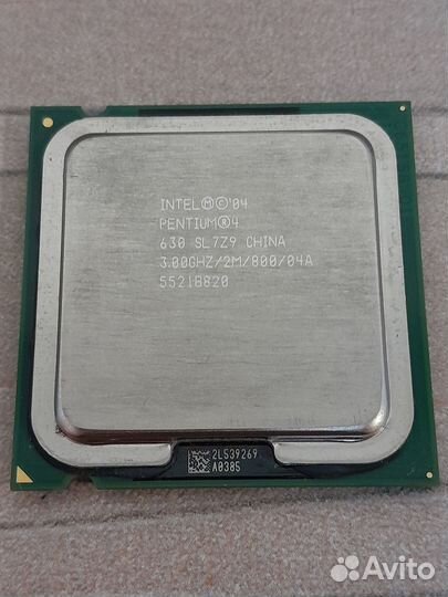 Процессор Intel Pentium 4 630 рабочий