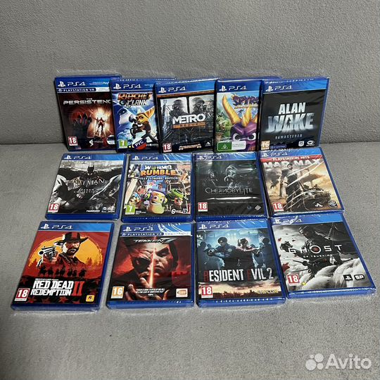 Игры для PS4 (Запечатанные, Новые)