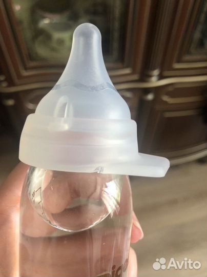 Стеклянная бутылочка для кормления Pigeon