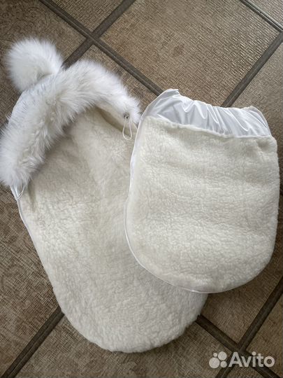 Зимний конверт для новорожденных