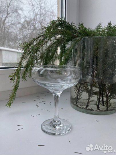 Фужеры-блюдца для шампанского / коктейля