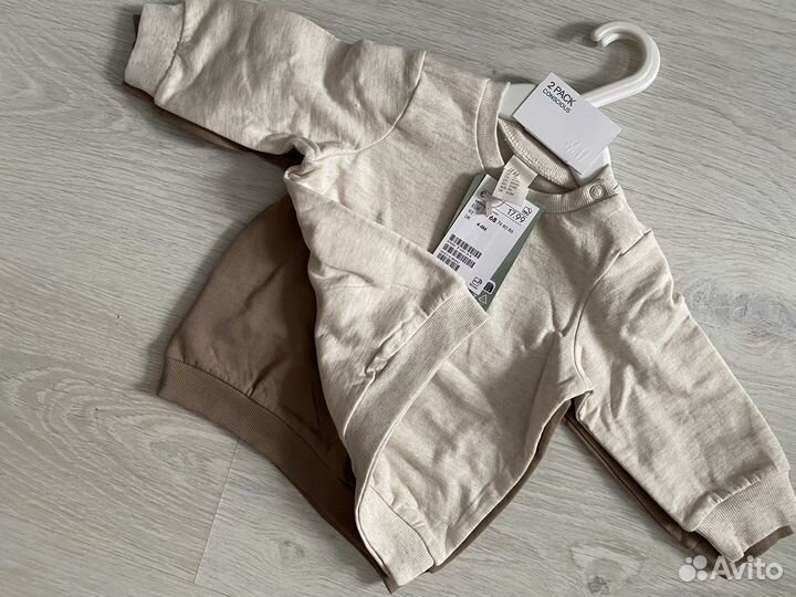 Джемпер детский комплект (2 шт) h&m 68 р-р