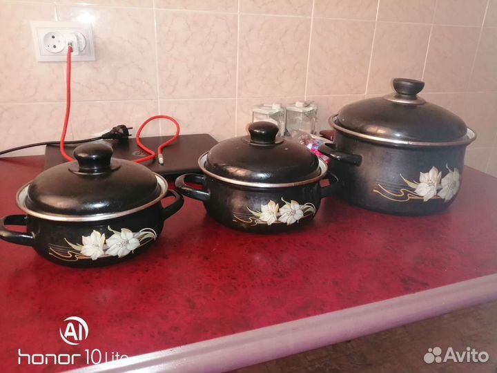 Кастрюли 3шт