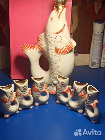 Фарфоровые рыбки СССР