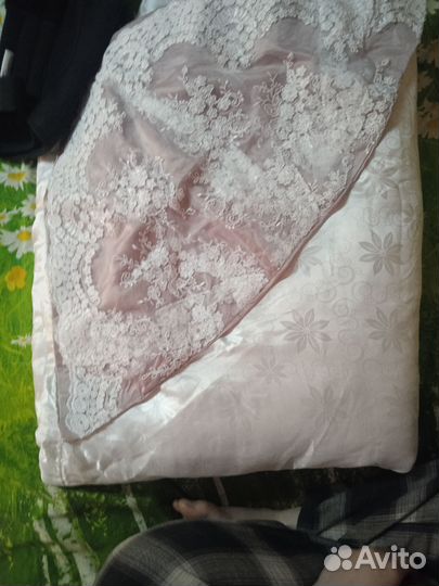 На выписку зимнее одеяло ручная работа