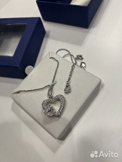 Кулон Сердце Swarovski