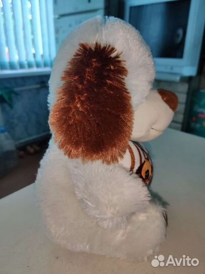 Плюшевая собака мягкая игрушка в отл состоянии