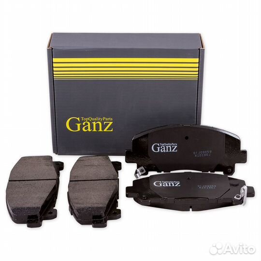 Колодки передние honda accord 2.4L 9- ganz GIJ0905