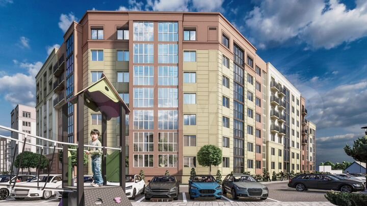 1-к. квартира, 31,1 м², 1/5 эт.