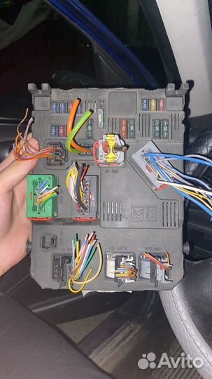 Блок комфорта bsi peugeot 206