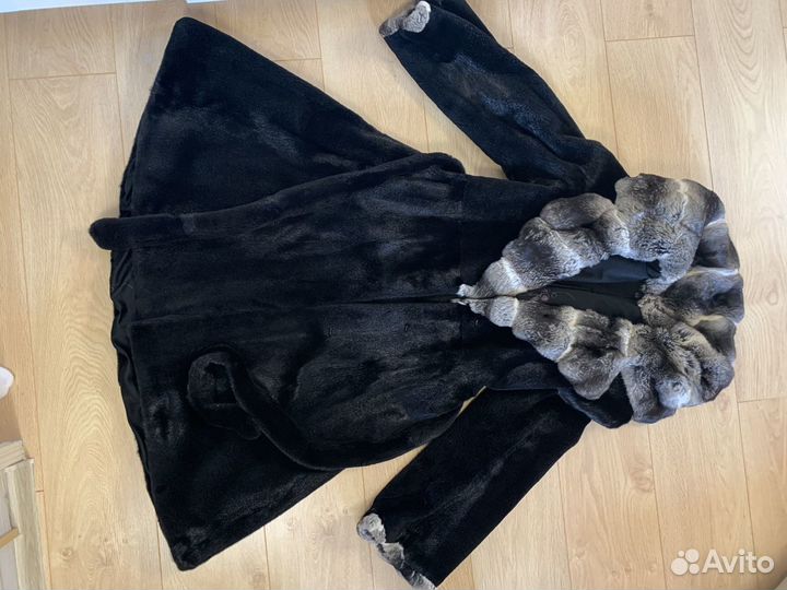 Шуба норковая с шиншиллой, продажа по СПБ