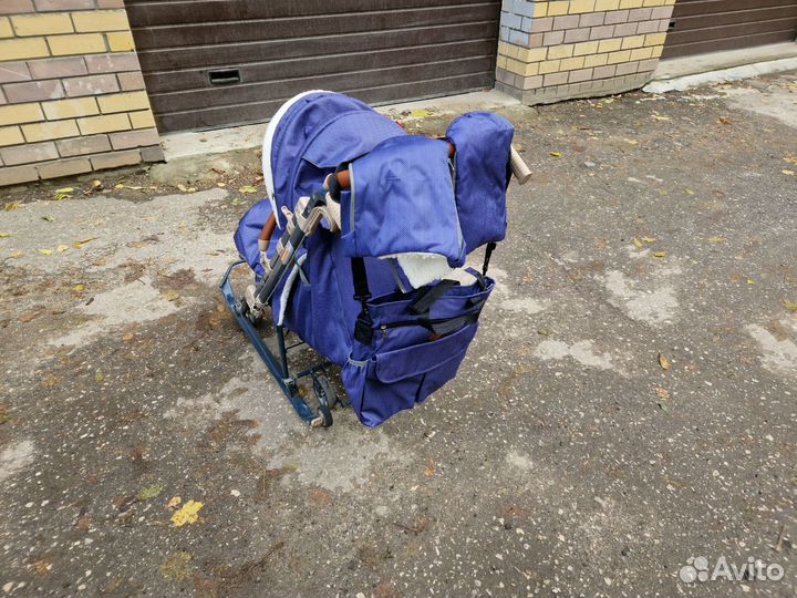 Детские санки коляска nika 7-8K