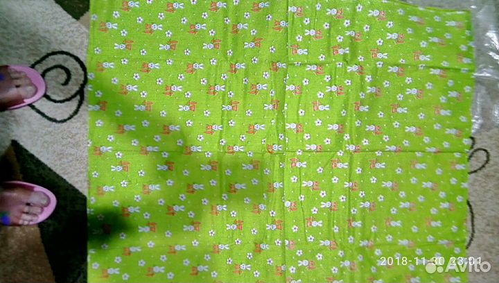 Отрезы фланели