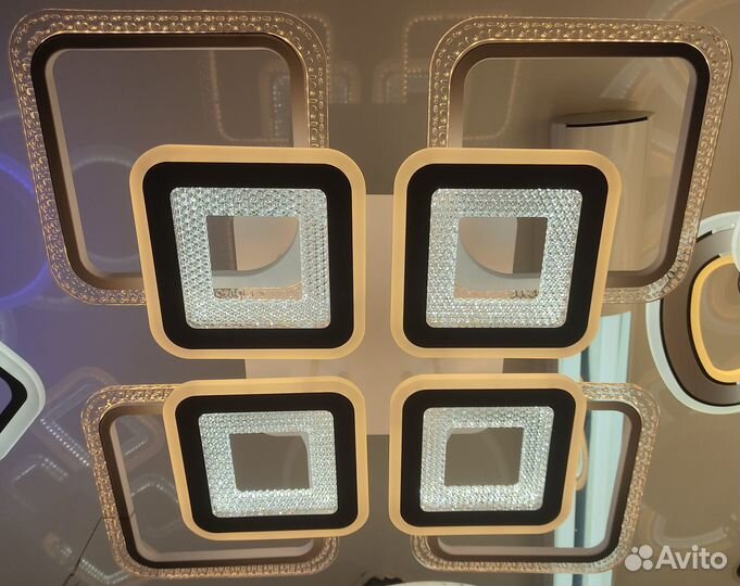 Светодиодная люстра 280W с пду 2 года гарантия