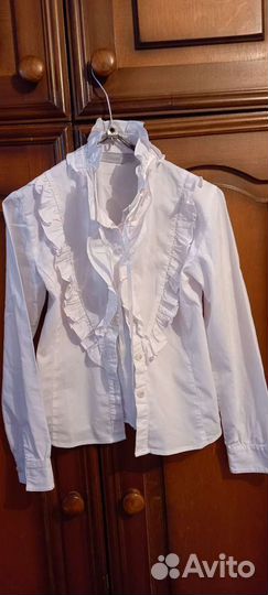 Блузка белая для девочек