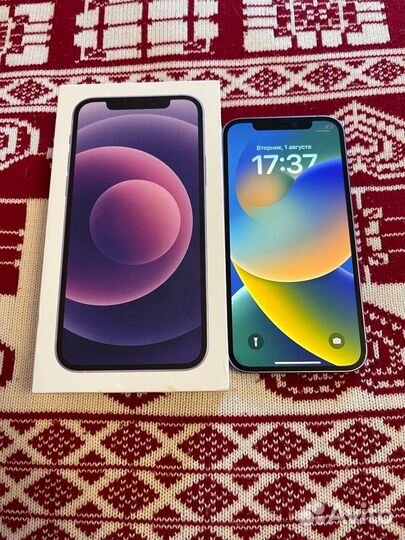 iPhone 12 128 Purple 100 батарея