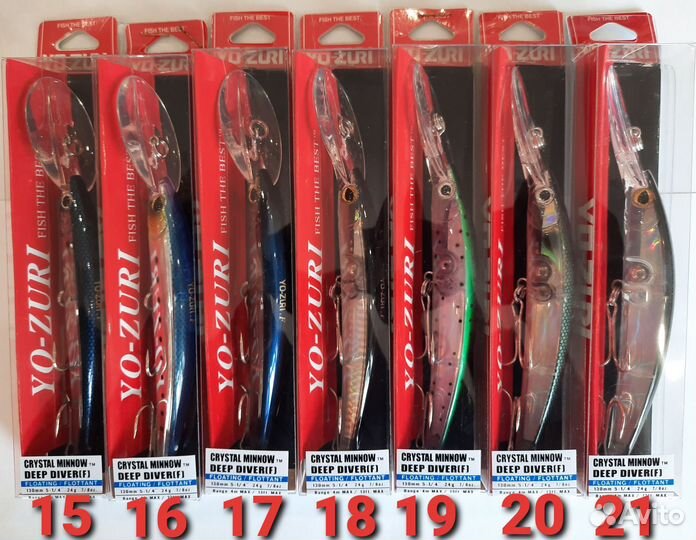 Воблеры Yo-zuri Crystal Minnow 130