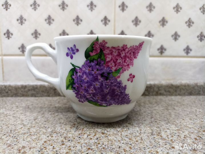 Чайная чашка. дфз (Добруш). Фарфор СССР. 70е годы