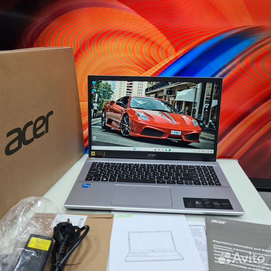 Новый ноутбук FullHD IPS/i3-12 6 ядер/8GB/256GB