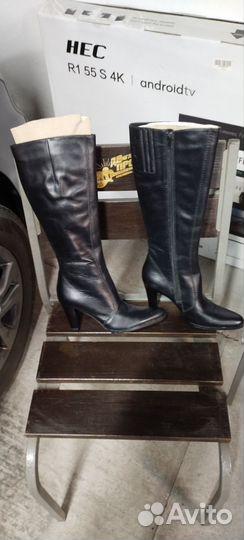 Сапоги женские натуральная кожа новые